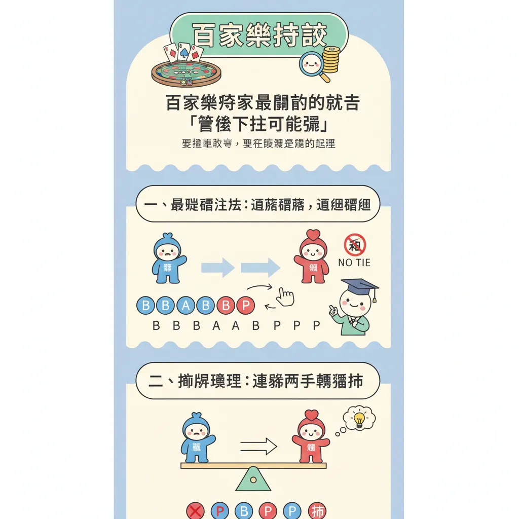 百家樂下注策略實戰：跟莊、跟閒、跟跳與停損停利全解析