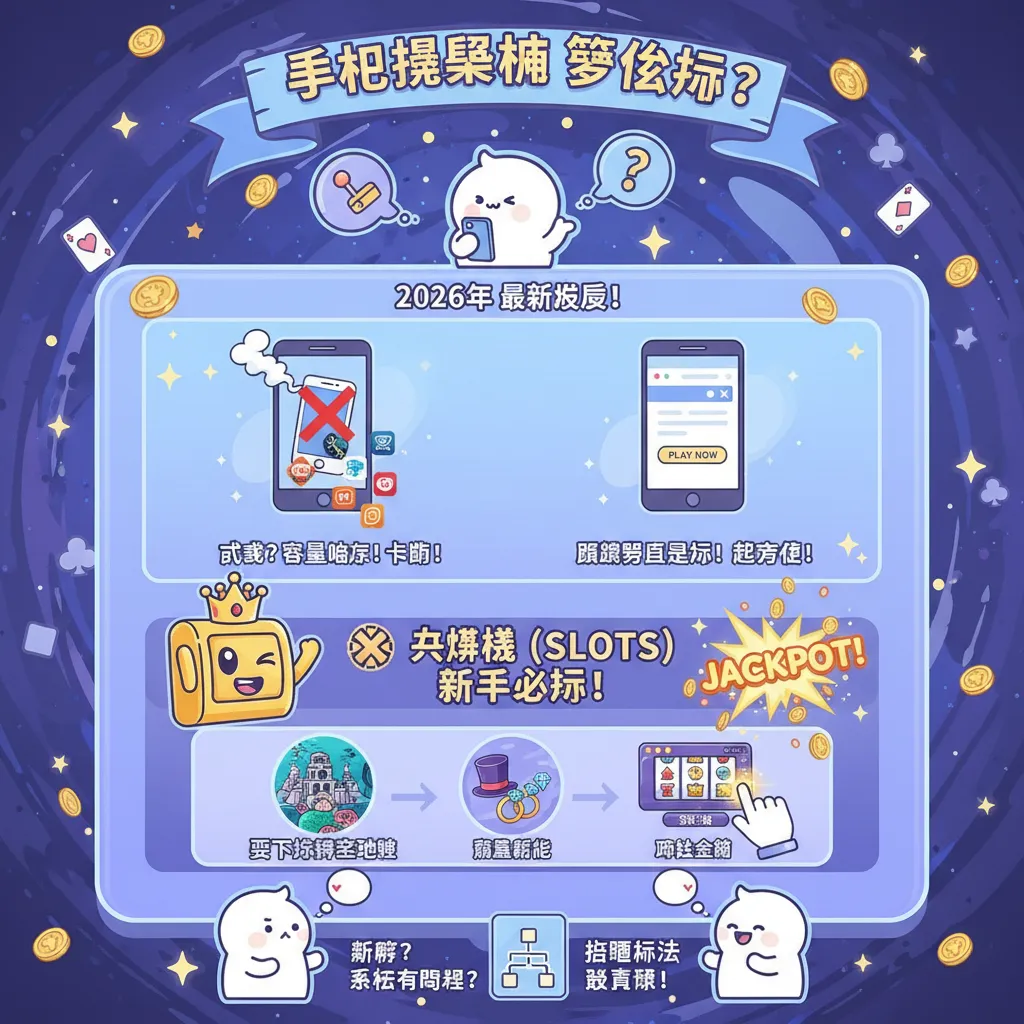 手機娛樂城怎麼玩？輕鬆領取拉霸機 jackpot 獎金