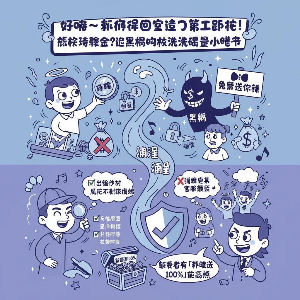 想拿體驗金？避開黑網與無效洗碼量的小撇步
